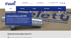 Desktop Screenshot of officinemeccanichefeletti.com