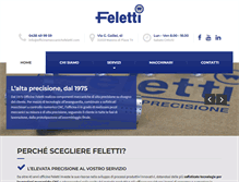 Tablet Screenshot of officinemeccanichefeletti.com